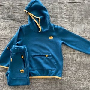 Roots Toddler Active Kanga Hoody and Jogger 4T Green